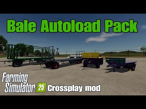 Bale Autoload Pack / FS25 Crossplay mod