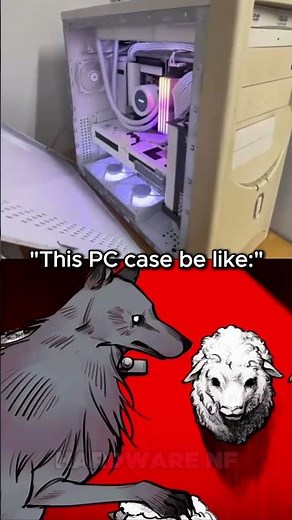“This PC case be like☠️” #pcgaming #benchmark #rtx5050 #gtx1080ti