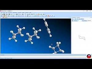 How to use chemDraw panel for drawing 3D chemical structure in ChemDraw 3D