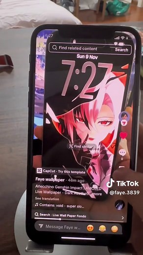 Arlecchino 4K Live Wallpaper para Fans de Genshin Impact