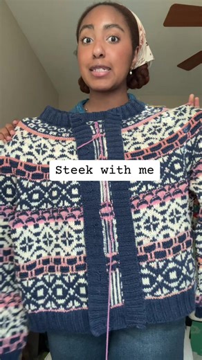 Steek With Me: Transforming a Sweater into a Cute Cardigan