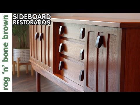 Restoring A Mid Century Modern Credenza / Sideboard