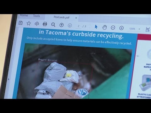 Using AI cameras to check recycling bins