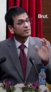 46K views · 753 reactions | There are 2,000 bail applications pending at the Supreme Court because district court judges are scared of granting bail... New CJI Chandrachud explains why. | Brut India | Facebook