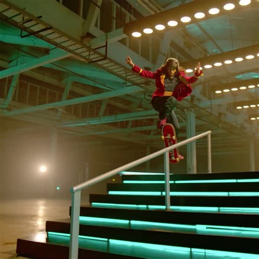 Play like Rayssa Leal and make defying gravity look stylish. #PlayUnstoppable #LEGO | LEGO