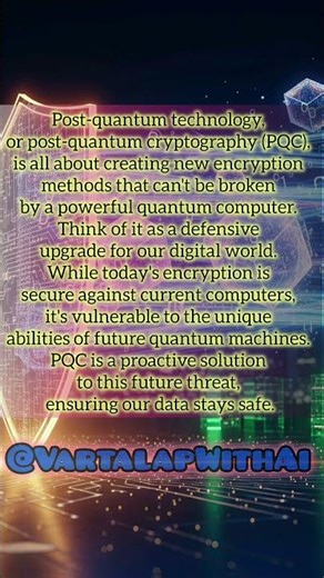 What post-quantum cryptography (PQC) ? what is pqc ? #pqc #quantumcomputing #blockchain #crypto