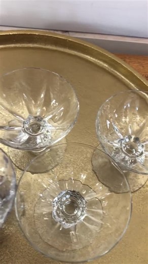 Vintage Heisey Crystolite Champagne Glasses - Set of 6 Footed Coupes - Etsy