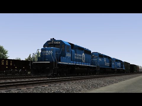 TS2019| Cab Ride on a Conrail SD40-2| Jointed Rail SD40-2 First Look.