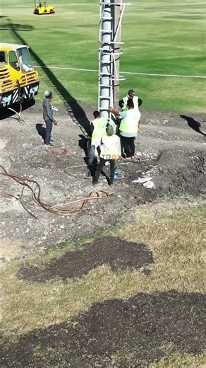Installation Of LED Stadium Pole ‪@veltroxledlight‬