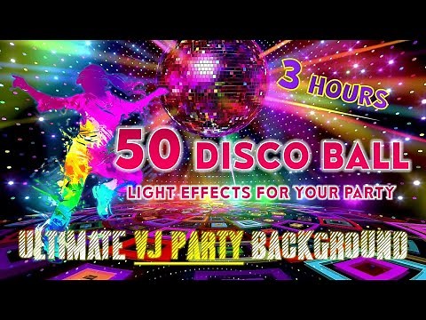50 TOP VJ Party Light Effects | VJ Loops - Disco Ball Background & Dynamic Lights for Your Event 🎉✨