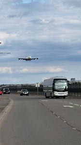 Emirates Airbus A380 on short final for LHR Runway 27R 🛬🌍 | Aviation Passion