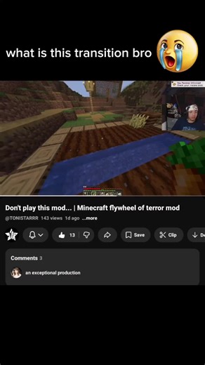 wait why is this YouTuber goated tho?? #minecraft #minecrafthorror #funny