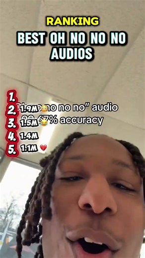 Ranking the best ‘oh no no no’ audios… some of these HURT 😭 #ohnono #funnyaudio #ranking