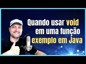 Quando usar o void em uma função? Exemplo em Java