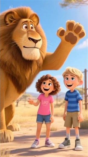 Kids are playing in park #cartoon #kids #baby #animals #entertainment