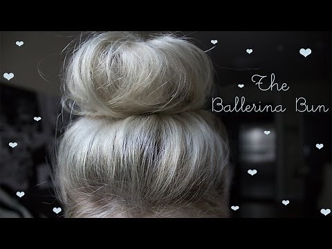 The Ballerina Bun Tutorial w/ NO Hair Donut or Sock