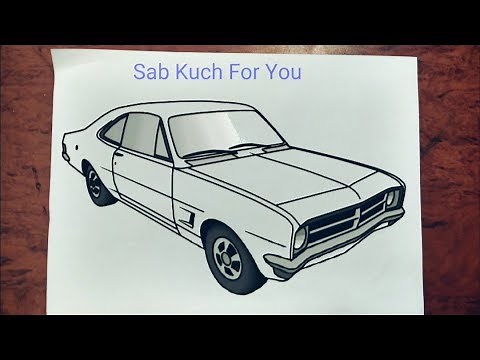 #15 How to Draw Muscle car |1968 Holden Monaro| Step by step easily 😊