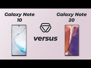 Samsung Galaxy Note 10 vs Galaxy Note 20 - Vergleich der wichtigsten Unterschiede auf deutsch