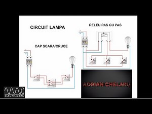#Electrician - Circuit cap scara, cap cruce versus circuit cu releu pas cu pas