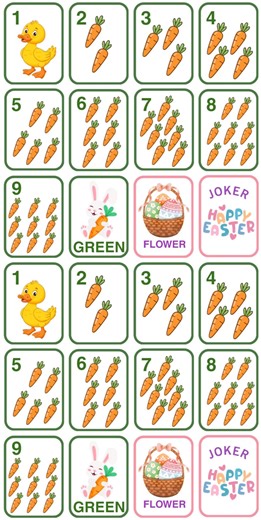 Easter Mahjong Tile Decals - Standard Size - Etsy