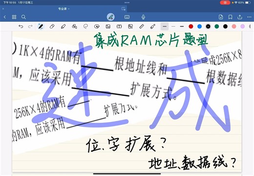 数字电子技术基础RAM速成