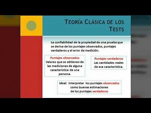 Teoría clásica de los test