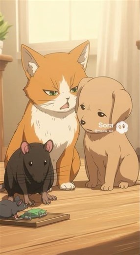 Rat Trap BACKFIRES on Curious Cat 😹💥 | SNAP! #Shorts