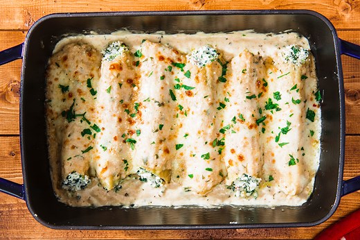 Chicken Manicotti Is A Weeknight Dinner Dream