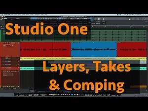 Studio One - Using Layers, Takes & Comping