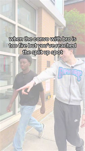 When the Convo with Bro Gets Too Fire: That Split-Up Spot