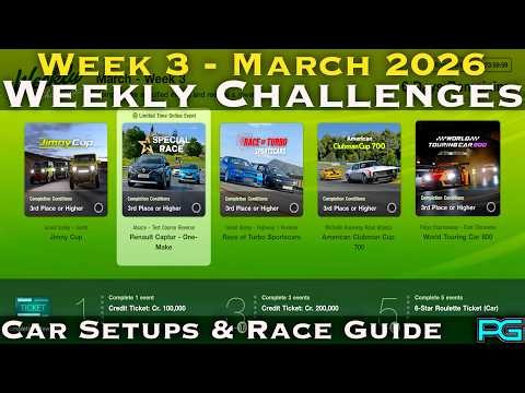 Gran Turismo 7 | Weekly Challenges Guide | March Week 3 2026
