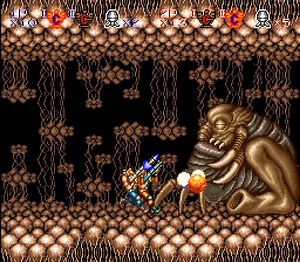 Stage 6 de Contra III: The Alien Wars para Super Nintendo | El primer gameplay