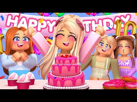 MACKENZIES 10TH BIRTHDAY IN ROBLOX BROOKHAVEN!