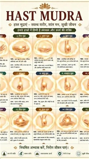 15 Powerful Hast Mudras for Healthy Body & Peaceful Mind🧘#yoga