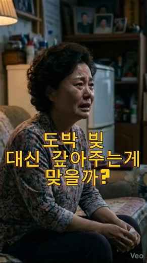 아들 도박 빚 대신 갚아주는게 맞나요?