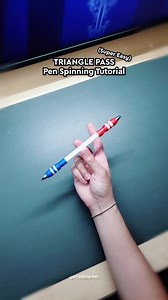 Triangle Pass Pen Spinning Tutorial for Beginners