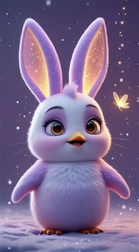 A Firefly Changed Her First Snow Day Forever 💫🐧🐰