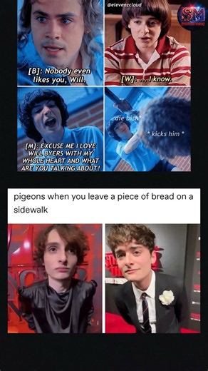 Don't You Dare Talk Trash About Will Byers! 😂 | #strangerthings is chaotic 💀