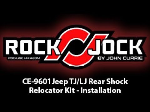 RockJock's Jeep TJ Rear Shock Relocator Kit Installation