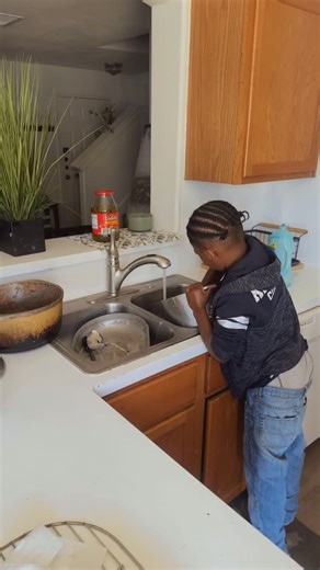 @messieccccnewpag on Instagram: "For some reason, Daidai thinks he have maids to clean up behind him. I have plastic plates. He love to get the real ones, so guess what he’s gonna wash the real ones. Train them young with structure. It will go a long way in life. Don’t let this social media fool you I don’t play in real life. 👌🏾"