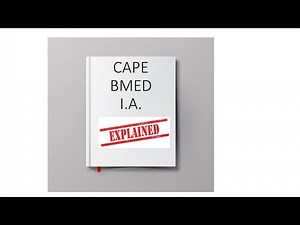EXPLAINING THE CAPE BMED UNIT 1 I.A.
