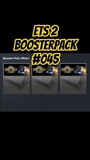 🙏🏽 ETS2 - BOOSTERpack #045 | Shiny? Glanzkarte? | #steam #boosterpack #ETS2 #Sammelkarten #shorts
