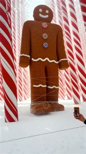 CMH on Instagram: "Eating a giant gingerbread Man🎄 #gingerbread #explore #christmas"