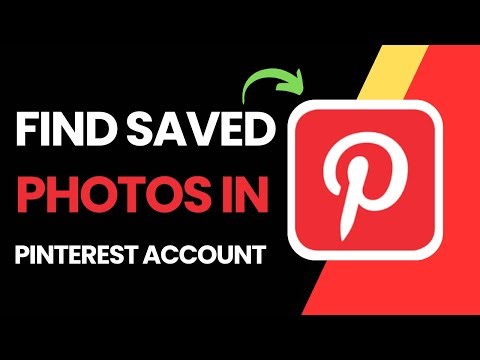 How To Find Saved Photos In Pinterest (EASY) !