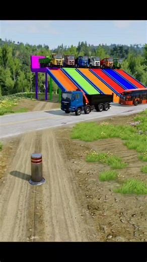 Realistic all Trucks Crash Test 🚗💥 | BeamNG Drive #beamngdrive #trucks #beamng #車 #carcrash | kid's Fan McQueen