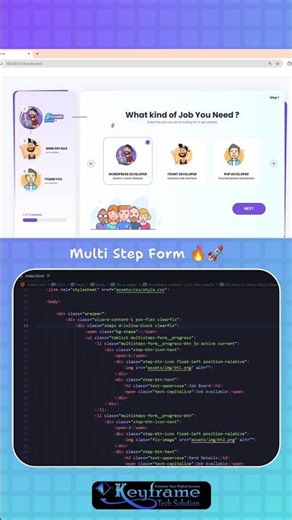 Multi Step Form in HTML CSS JavaScript 🔥