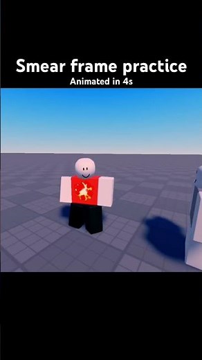 Smear Frame Practice Part 1 | Roblox Studio #roblox #moonanimator