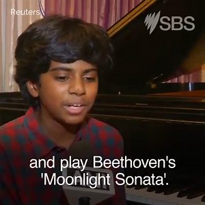 13-year-old piano prodigy from India wins a talent competition. Full story: https://bit.ly/2UElNyw | SBS Australia