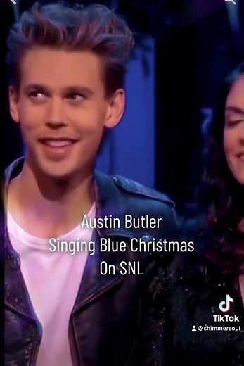 Austin Butler Singing Elvis’s Blue Christmas on SNL