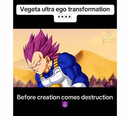Vegeta's Ultra Ego Transformation Explained